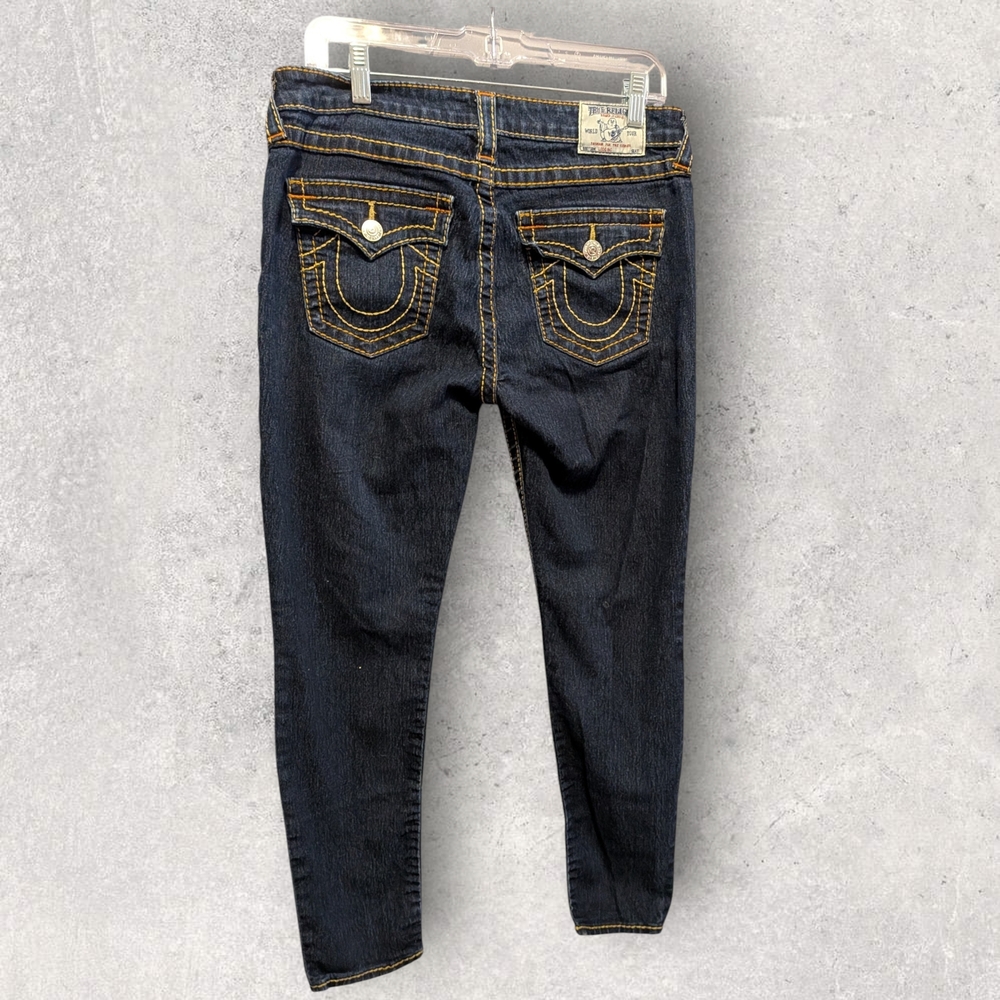 True Religion Y2K  Dark Indigo " Legging" Skinny Jeans  Size 33'